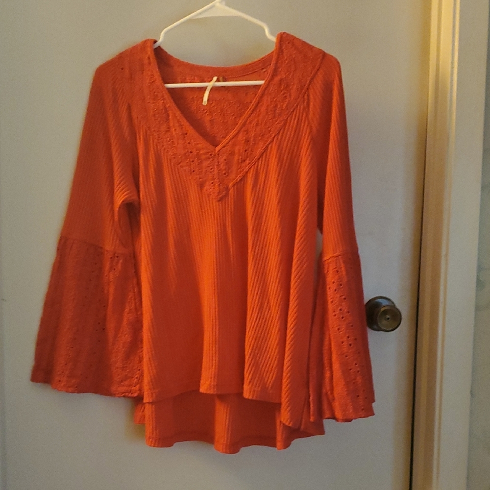 Free People V-Neck Blouse